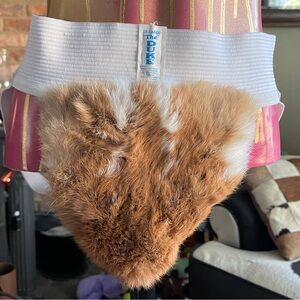 The Duke,Fur jock strap. New without tags